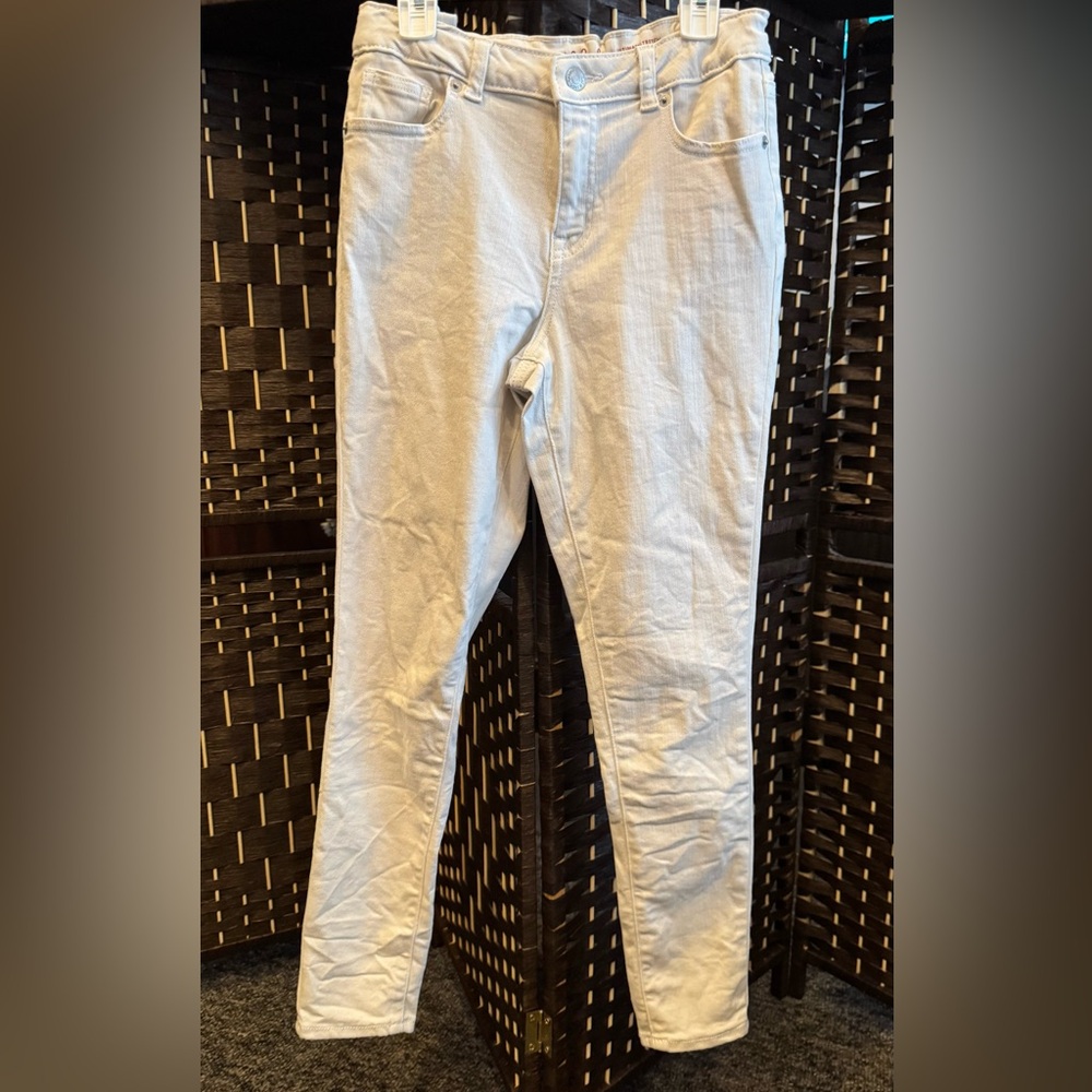 Cat & Jack Kids Skinny Ultimate Stretch Jeans in White Size 12